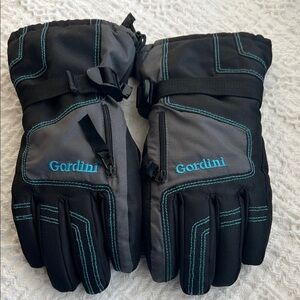 Gordini Black and Gray Winter Gloves